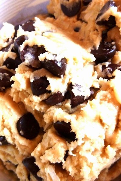 Coconut Chocolate Chip Cookie Dough