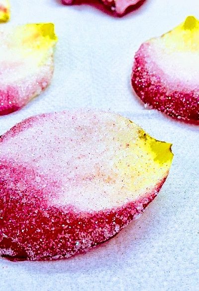 Candied Rose Petals (Eggless)