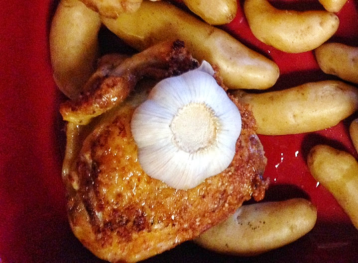 Chicken with 40 Cloves of Garlic