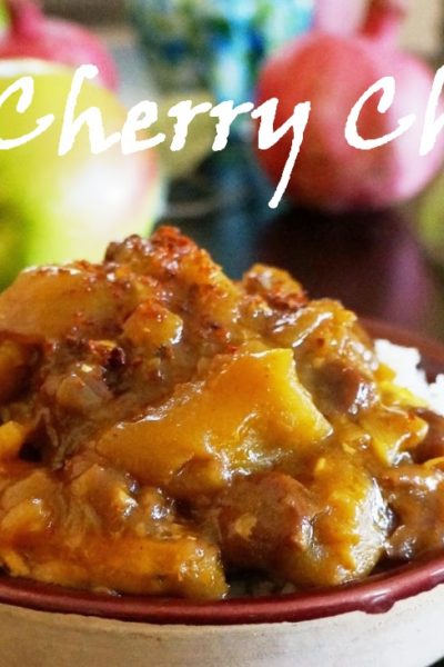 Apple Cherry Chicken with Mom’s Potato-Bottomed Rice