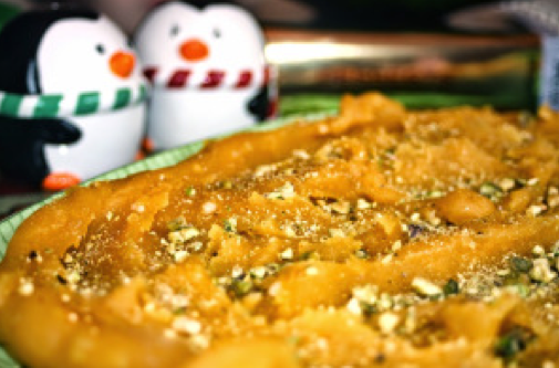 A New Tradition: Saffron Fudge (Halva)