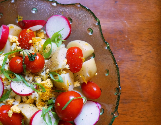 Cottage Potato Tomato Salad