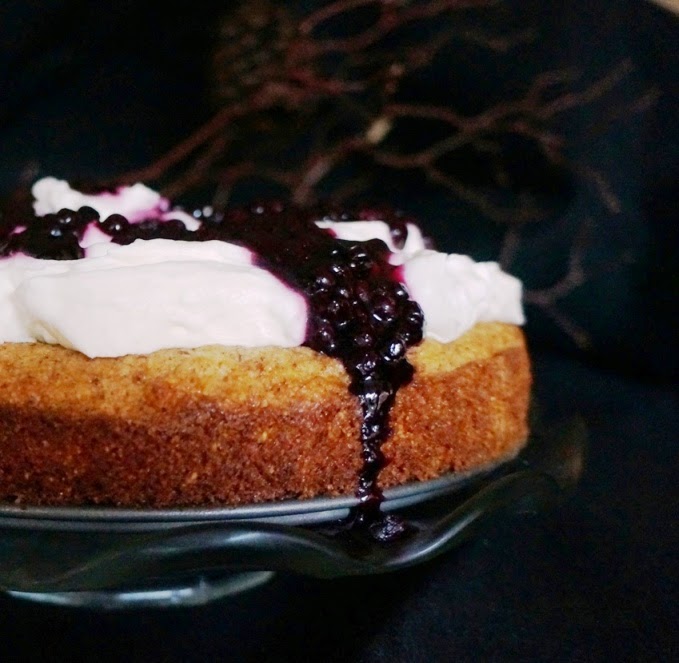 Interview with Billy Parisi and his Lemon Polenta Cake with Blueberries