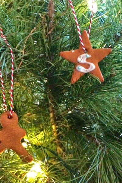 Easy Gingerbread Cookie Ornaments (Edible) with Eggless Royal Icing