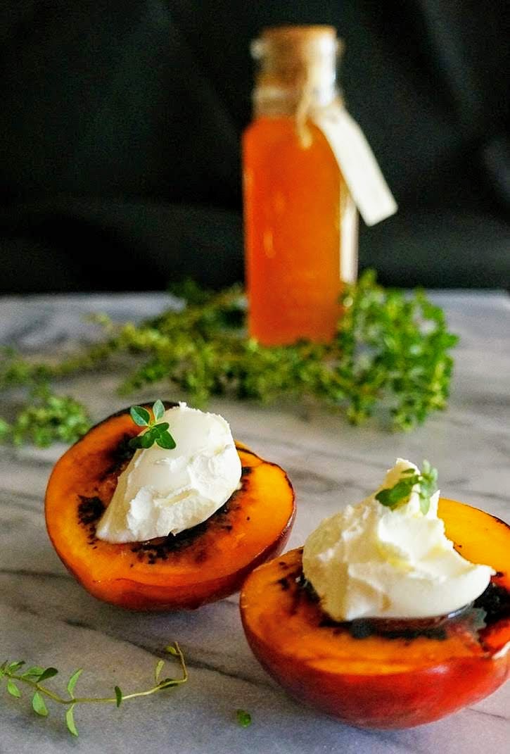 Torched Peaches