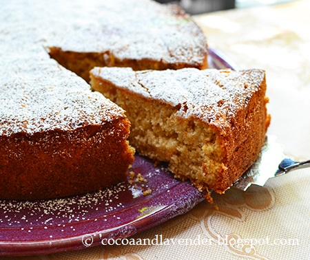 apple honey cake cocoa lavender valentine's