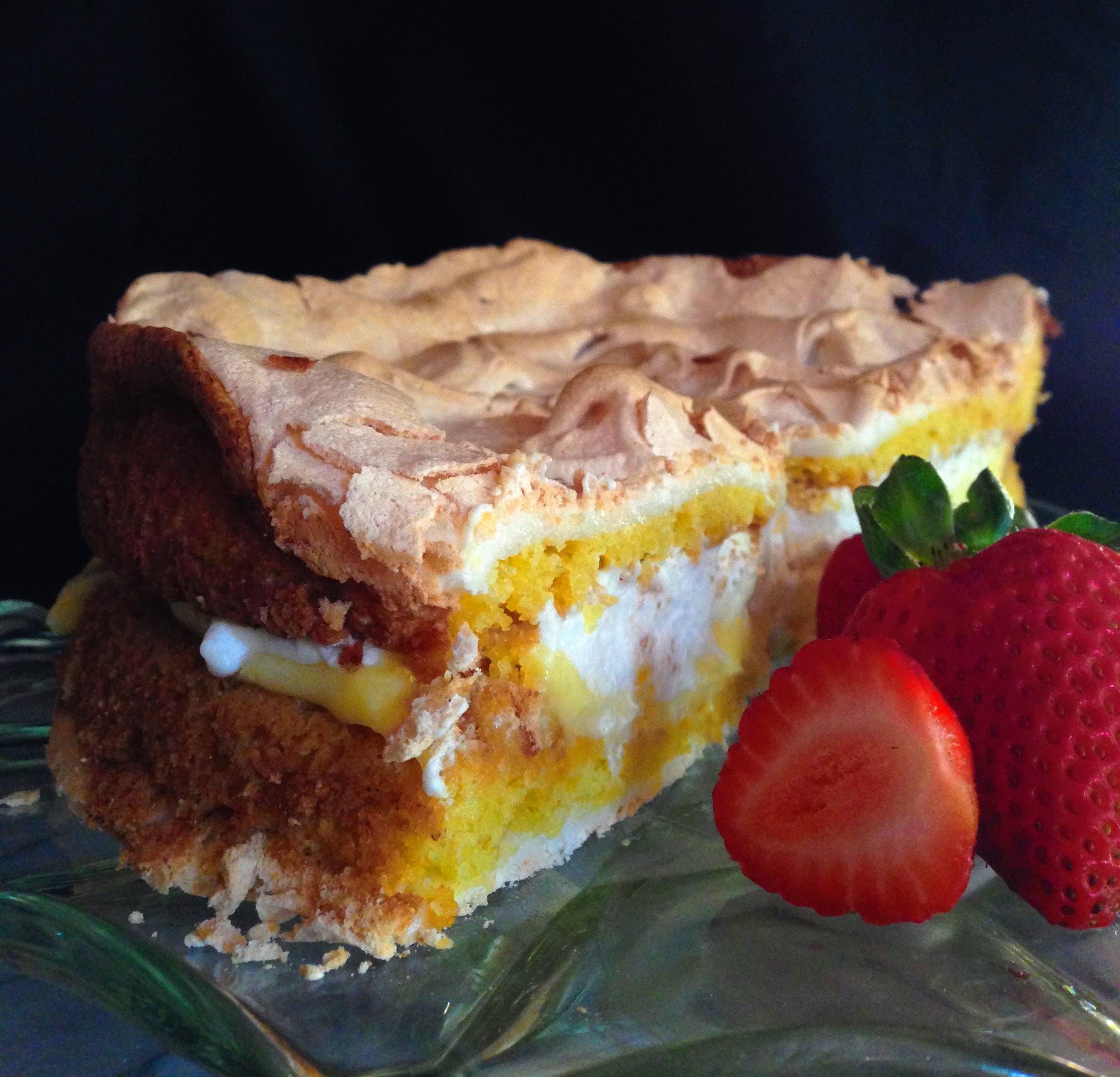 lemon meringue cake