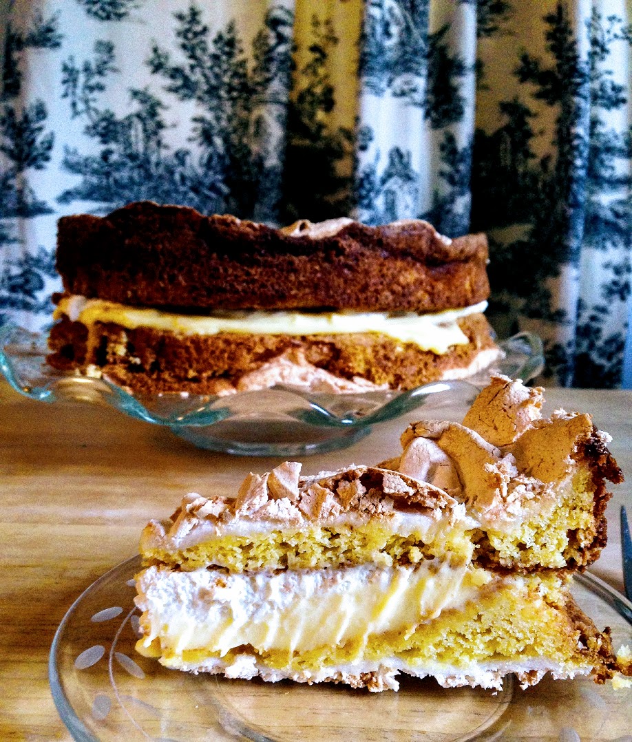 lemon meringue cake