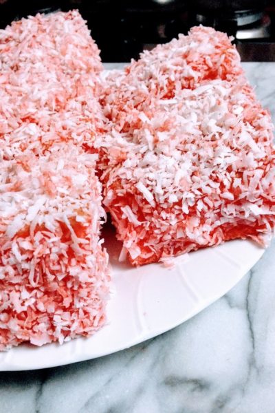 Pink Lamingtons