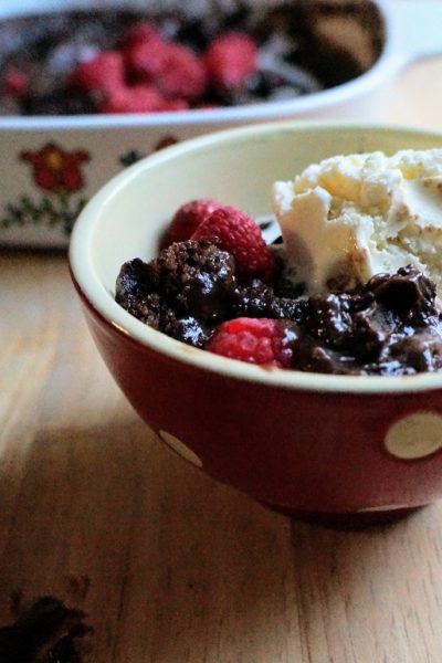 Chocolate Pudding Cake (Eggless)
