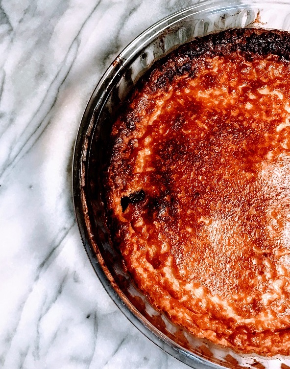 Far Breton: French Pudding with Rum-Soaked Plums