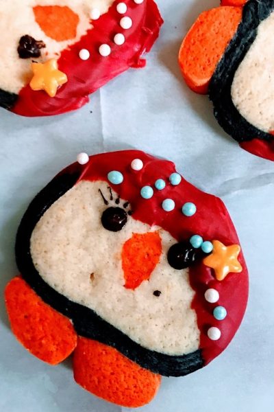 Slice & Bake Penguin Cookies