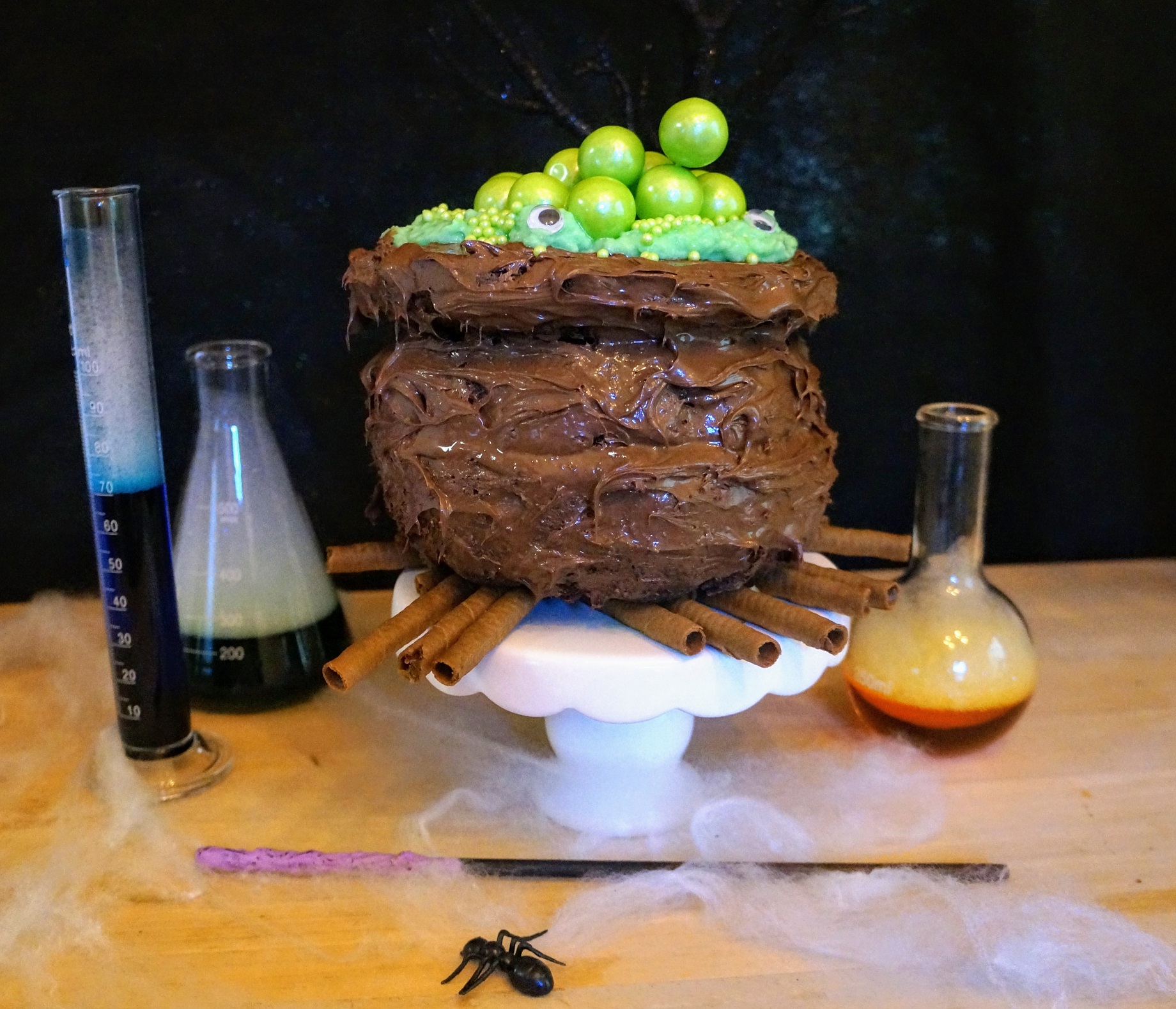 Chocolate Cauldron Cake
