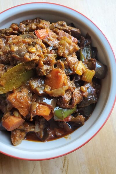 Sicilian Eggplant Salad (Vegan)