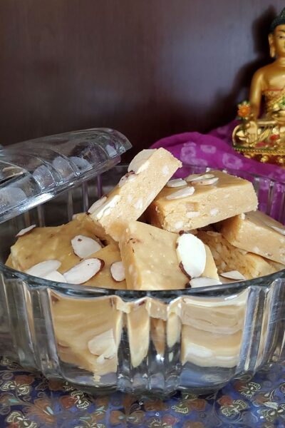 Badam Pak (Indian Almond Fudge)